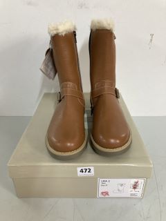 JOHN LEWIS LEIA 2 TAN BOOTS - SIZE: 4 (603442)