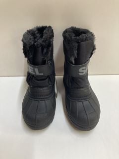 SOREL CHILDREN'S SNOW COMMANDER BOOTS - SIZE:11 (654129)