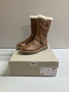 JOHN LEWIS LEIA 2 TAN BOOTS - SIZE: 4 (629163)