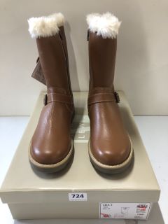 JOHN LEWIS LEIA 2 TAN BOOTS - SIZE: 4 (597615)