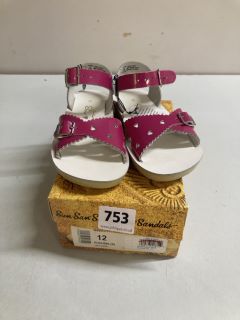 SUN - SAN SALT WATER CHILDREN'S SANDALS - SIZE: 12 (597615)