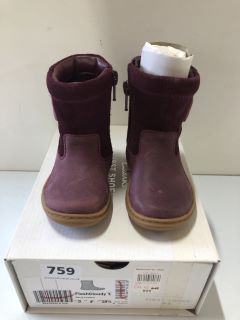 CLARKS FLASH CLOUDY CHILDREN'S BOOTS - SIZE: 3 (597615)