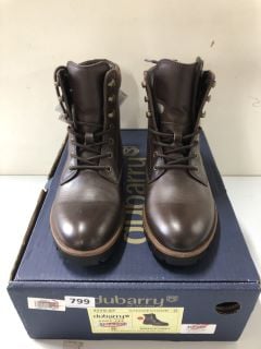 DUBARRY STROKESTOWN MAHOGANY BOOTS - SIZE 6 (663049)