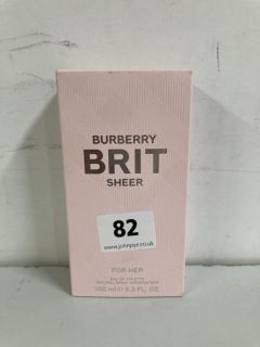 BURBERRY BRIT SHEER FOR HER EAU DE TOILETTE 100ML (619660)