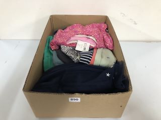 BOX OF ASSORTED ITEMS TO INC JOHN LEWIS BIRD GRAPH SWEATSHIRT - SIZE 9Y (628620)