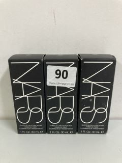 3 X NARS SHEER GLOW FOUNDATION 30ML (619660)