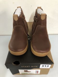 START RITE ENERGY TAN LEATHER CHILDREN'S BOOTS - SIZE 10F (629986)