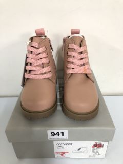 JOHN LEWIS CHILDREN'S COCO PINK BOOT - SIZE C6 (629986)