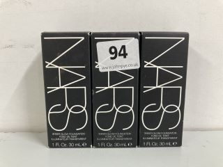 3 X NARS SHEER GLOW FOUNDATION 30ML (619660)