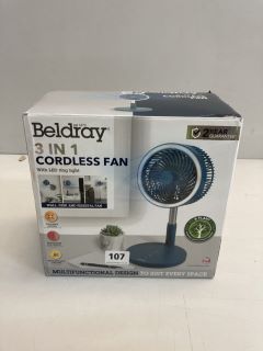 BELDRAY 3 IN 1 CORDLESS FAN