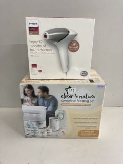 2 X ASSORTED ITEMS INC TOMMEE TIPPEE COMPLETE FEEDING STATION