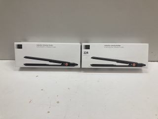 2 X CERAMIC STRAIGHTENER FOR SMOOTH STRAIGHT HAIR