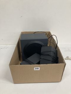 BOX OF SPEAKERS