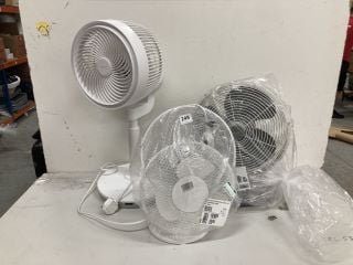 3 X DESK FANS