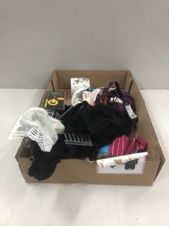 BOX OF ASSORTED CLOTHES