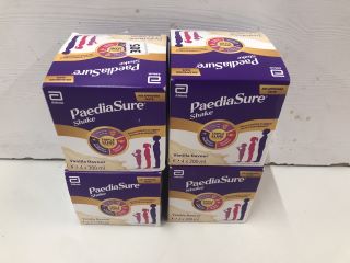 4 X PAEDIASURE SHAKE (BB:11/2024)