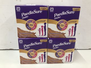 4 X PAEDIASURE SHAKE (BB:01/2026)