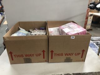 2 X BOX OF ITEMS INC NATRACARE ULTRA PADS