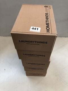 5 X HOMETHINGS LAUNDRY THINGS UNFRAGRANCED