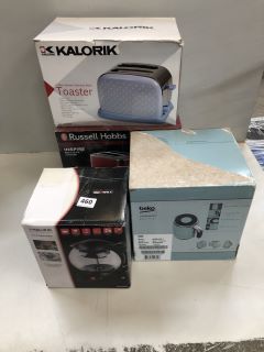 3 X KITCHEN ITEMS INC KALORIK 2 SLICE TOASTER