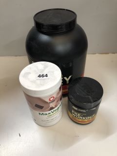 3 X WORKOUT ITEMS INC OPTIMUM NUTRITION PRE WORKOUT (BB:04/2025)