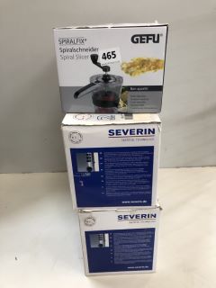 3 X KITCHEN ITEMS INC SEVERIN LONG SLOT TOASTER