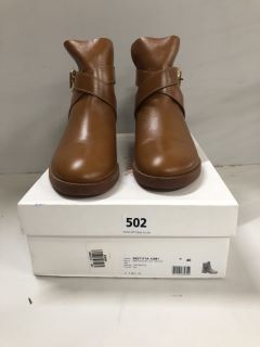 SEEBYCHLOE LYNA BOOTS IN TANNED BROWN SIZE 40