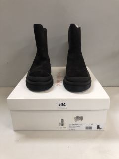 SEEBYCHLOE ALLI CHELSEA BOOTS IN DARK GREY SIZE 37