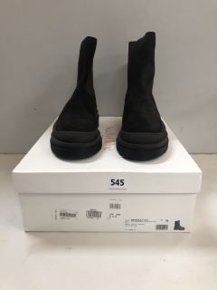 SEEBYCHLOE ALLI CHELSEA BOOTS IN DARK GREY SIZE 38