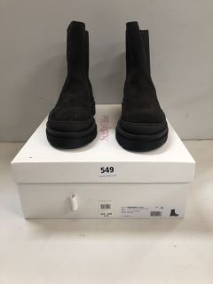 SEEBYCHLOE ALLI CHELSEA BOOTS IN DARK GREY SIZE 39