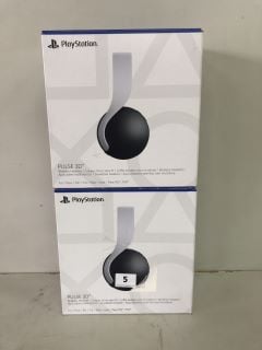 2 X PLAYSTATION PULSE 3D WIRELESS HEADSET