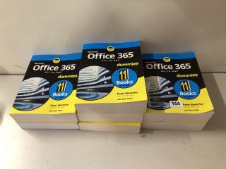 QTY OF MICROSOFT OFFICE 365 ALL IN ONE FOR DUMMIES BOOKS