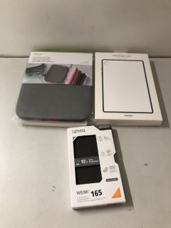 QTY OF ASSORTED ITEMS TO INCLUDE SAMSUNG GALAXY TAB A8 CLEAR EDGE COVERS