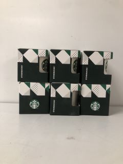 6 X STARBUCKS 'MAKE IT YOURS AT HOME' MUG SETS