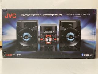 JVC BOOMBLASTER MEGASOUND HI-FI SYSTEM - MODEL MX-D3288 - RRP £109