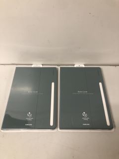 2 X SAMSUNG GALAXY TAB S7+ /S7+ 5G / S7 FE / S7 FE 5G BOOK COVERS