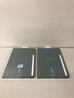 2 X SAMSUNG GALAXY TAB S7+ /S7+ 5G / S7 FE / S7 FE 5G BOOK COVERS