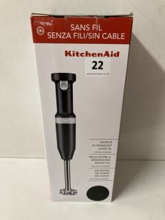 KITCHENAID CORDLESS HAND BLENDER WITH SPEED VARIABLES - RRP £127