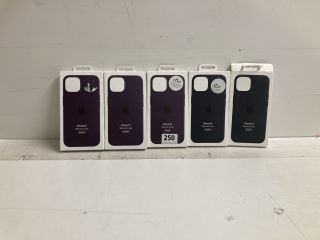 QTY OF ASSORTED APPLE IPHONE 14 SILICONE CASES