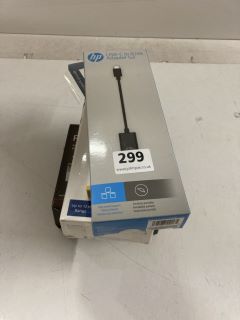 QTY OF ASSORTED ITEMS TO INCLUDE HP USB-C TO RJ45 ADAPTER G2