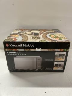 RUSSELL HOBBS COMPACT SILVER DIGITAL MICROWAVE