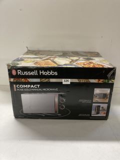 RUSSELL HOBBS COMPACT ROSE GOLD MANUAL MICROWAVE