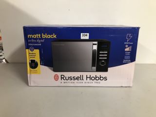 RUSSELL HOBBS MATT BLACK 20L DIGITAL MICROWAVE