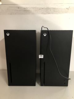 2 X XBOX SERIES X REPLICA MINI FRIDGE THERMOELECTRIC COOLERS