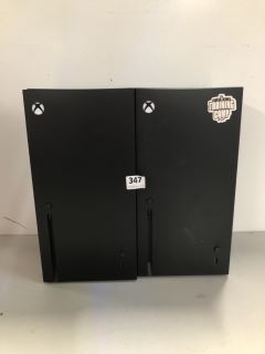 2 X XBOX SERIES X REPLICA MINI FRIDGE THERMOELECTRIC COOLERS