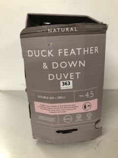 JOHN LEWIS & PARTNERS NATURAL DUCK FEATHER & DOWN DOUBLE DUVET