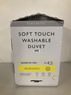 JOHN LEWIS & PARTNERS SYNTHETIC SOFT TOUCH WASHABLE DUVET 225 X 220CM