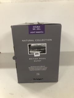 JOHN LEWIS & PARTNERS NATURAL COLLECTION BRITISH WOOL DUVET 200 X 200CM