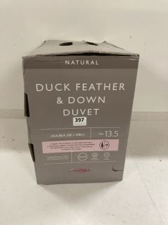 JOHN LEWIS & PARTNERS NATURAL DUCK FEATHER & DOWN DUVET 200 X 200CM