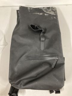 RAINS BLACK BACKPACK